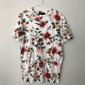 Forever 21, Floral Tee, Mens S